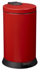 Poubelle rétro à pédale 20 L rouge - Poubelles - Décomania