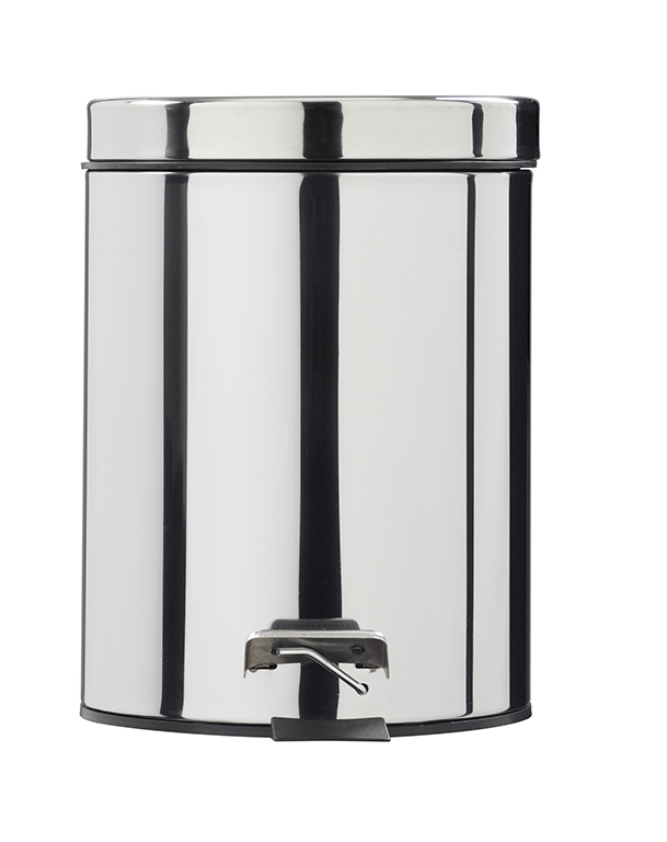 Poubelle pédale 5L inox