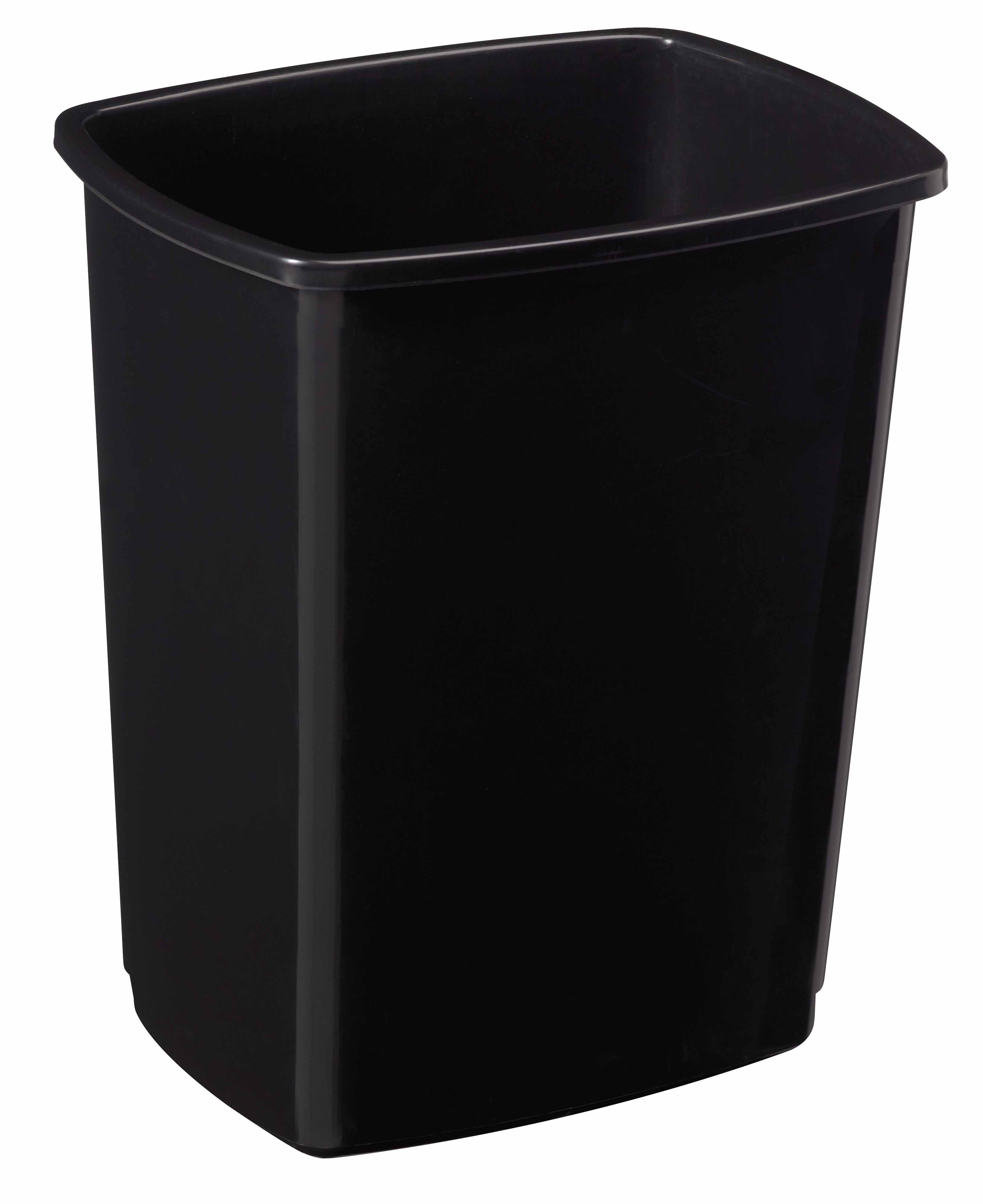 Corps poubelle basculant plastique Facile 50L noir