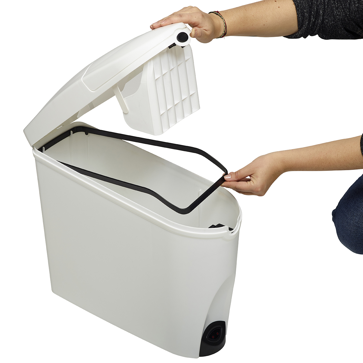 Poubelle à fermeture douce en acier inoxydable Capacité 5L